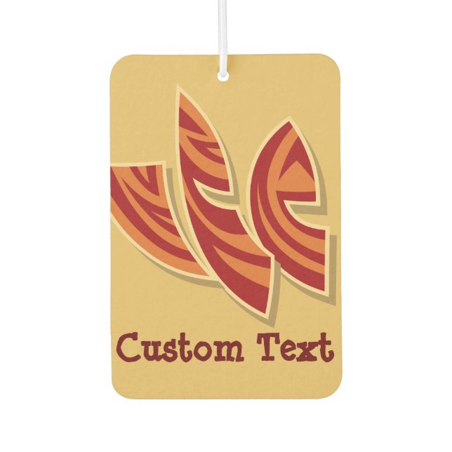 African Masks Car Air Freshener (Front)