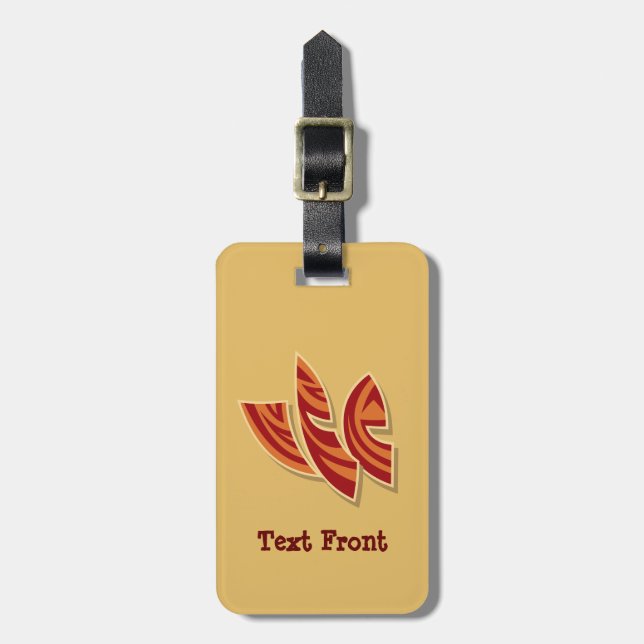 African Masks Luggage Tag (Front Vertical)