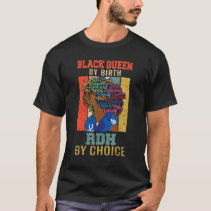 African Melanin Rdh Black Rdh Nurse For Afro Wome T-Shirt