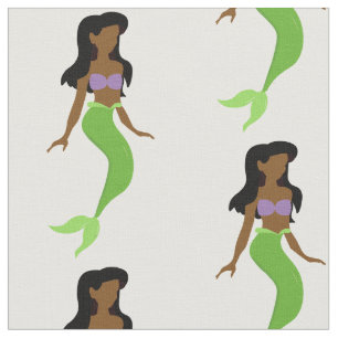 african mermaid fabric