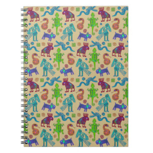 African Mexican Culture Primitive Tribal Pattern 1 Notebook