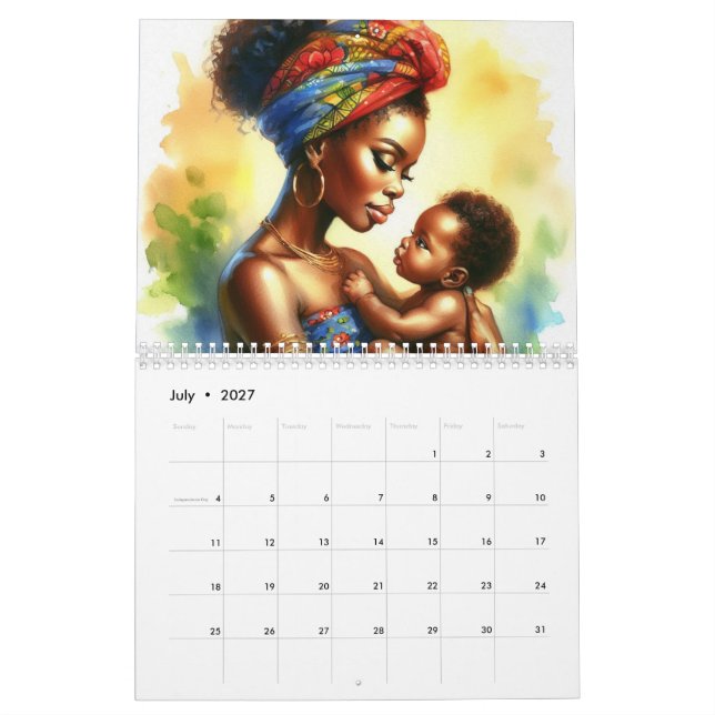 African Moms Calendar (Jul 2027)