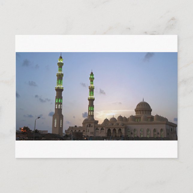 african mosque postcard (Front)