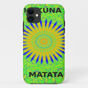 African Motif Design in Green and Gold Art Print Case-Mate iPhone Case