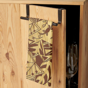 African Motif  Tea Towel