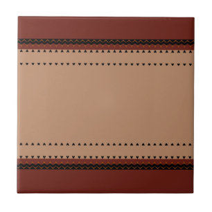 African motive tile