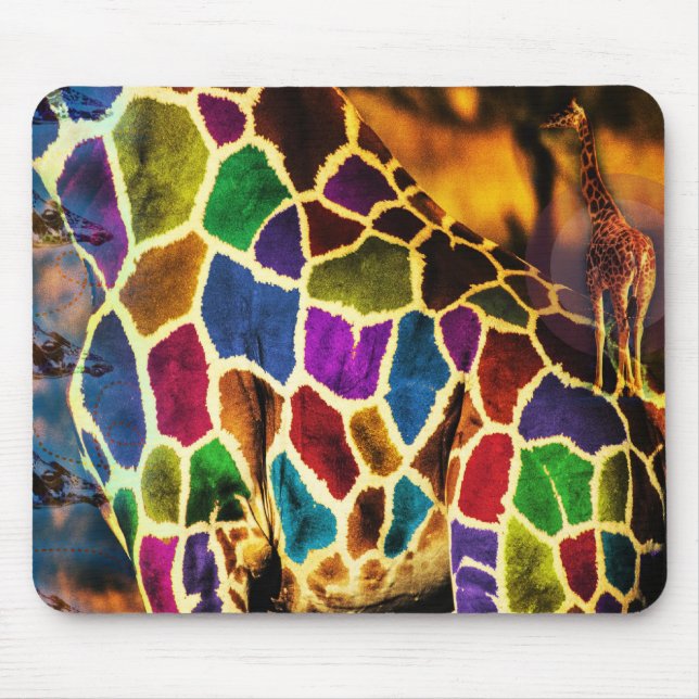 African Mousepad - colourful (Front)