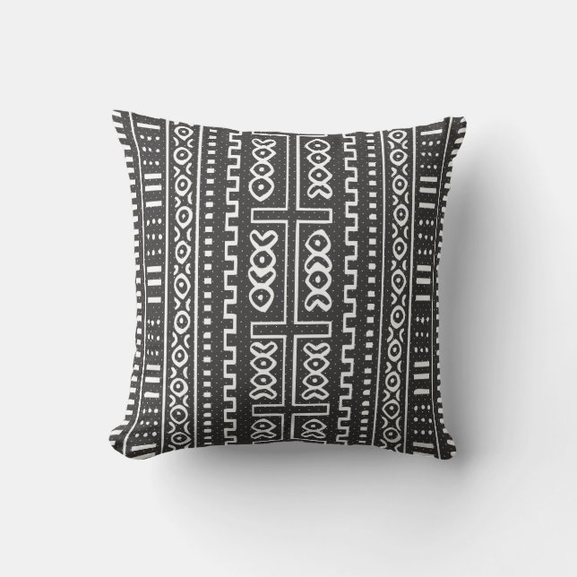 African Mud cloth Print pillow (Front)