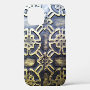 african mudcloth pattern iPhone 12 case