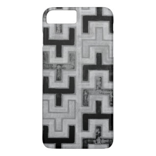African Mudcloth Textile with Geometric Patterns Case-Mate iPhone Case