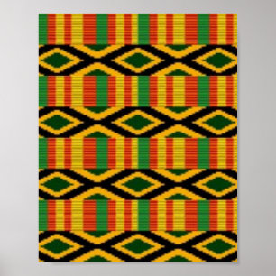 African Multi Colour Pattern Print Design