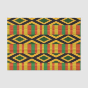 African Multi Colour Pattern Print Design Tissue Paper