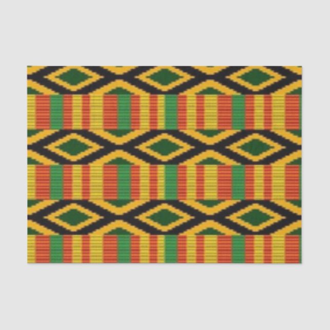 African Multi Colour Pattern Print Design Tissue Paper (Front)
