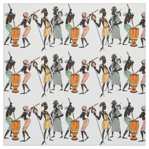African native tribal design fabric