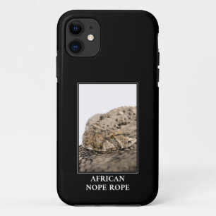 African Nope Rope - Puff adder Snake Danger Case-Mate iPhone Case