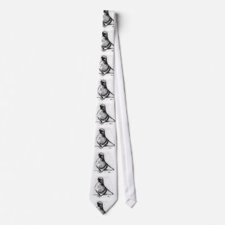African Owl Pigeon 1978 Tie