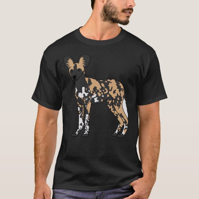 African Painted Dog  T-Shirt (Front)