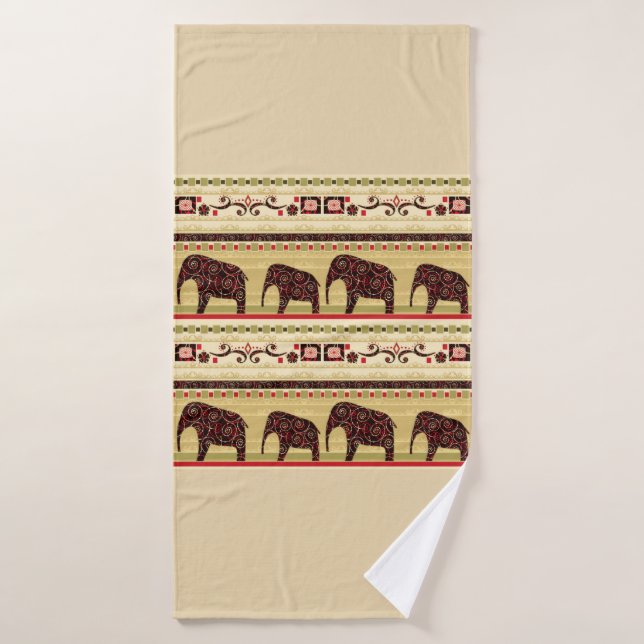 African patchwork bath towel (Bath Towel)