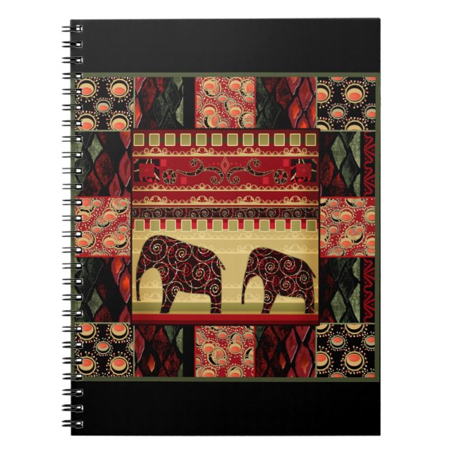African patchwork notebook (Front)