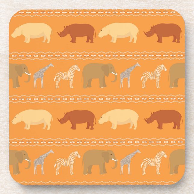 African pattern coaster (Front)