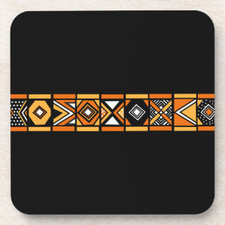 African pattern coasters