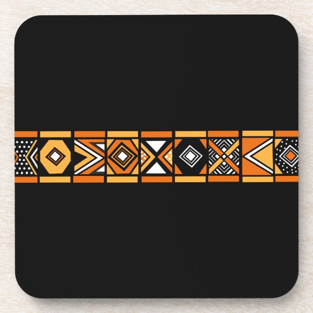 African pattern coasters (Front)