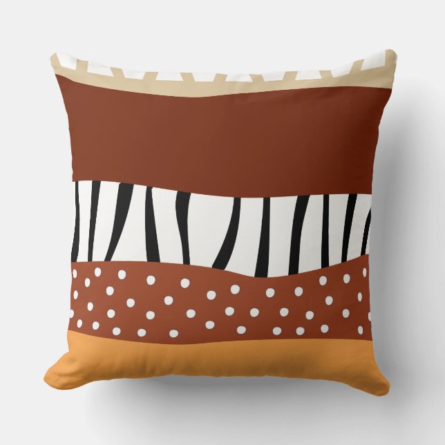 African Pattern Cushion (Front)