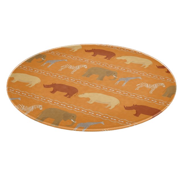 African pattern cutting board (Corner)