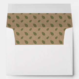 African pattern lined envelope