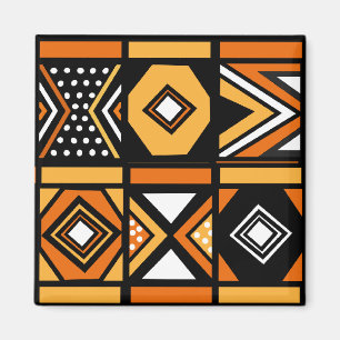 African pattern magnet