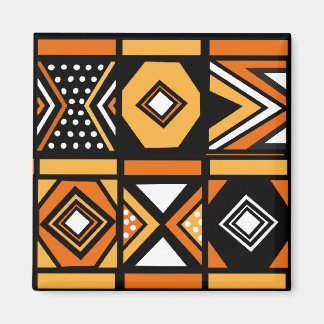 African pattern magnet