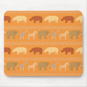 African pattern mouse pad