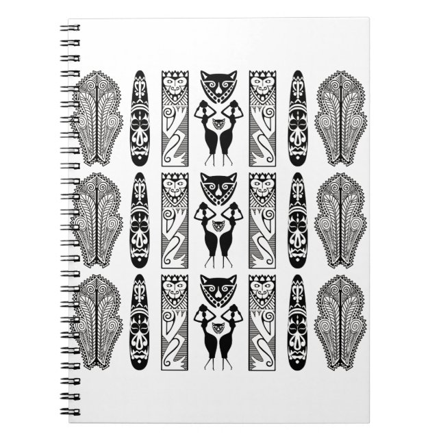 African Pattern Notebook (Front)