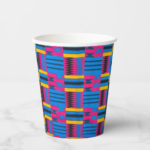 African Pattern Paper Cups