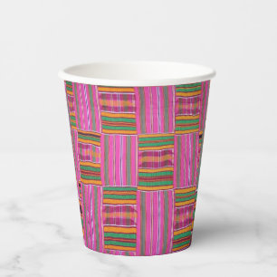 African Pattern Paper Cups