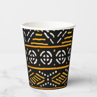 African Pattern Paper Cups