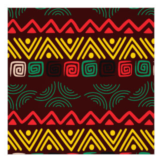 African pattern photo print