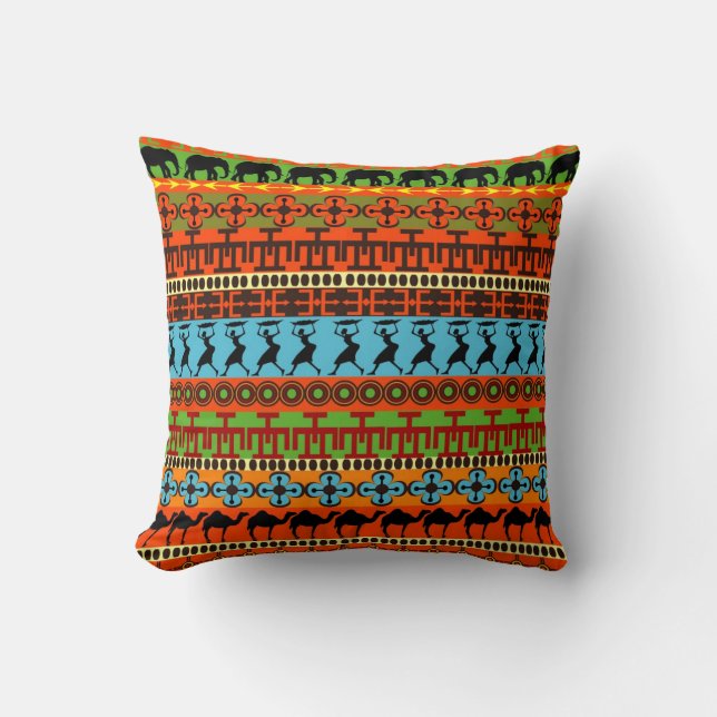 African Pattern Pillow (Front)