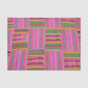 African Pattern Pink Tissue Paper