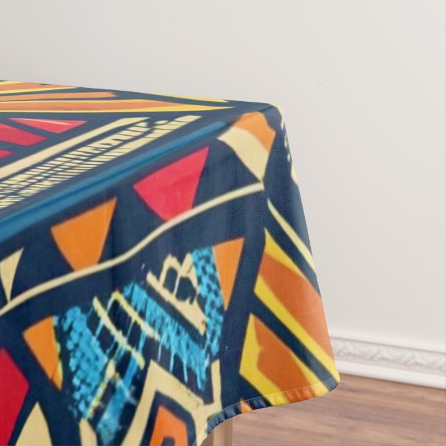 African Pattern Tablecloth (In Situ)