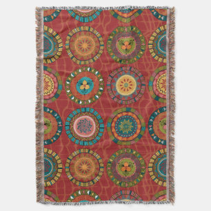 African Pattern Throw Blanket 