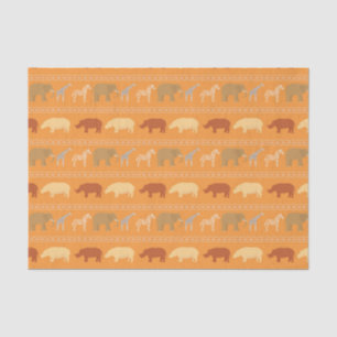 African pattern tissue paper