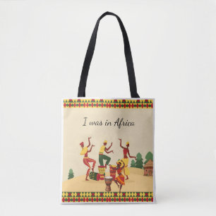 African Pattern Tote Bag Ankara Print Cultural