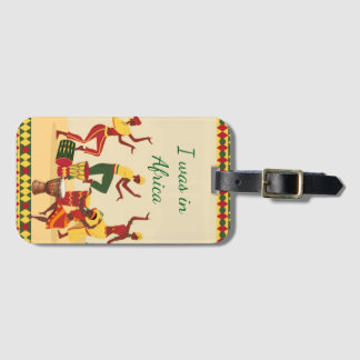 African Pattern Tote Bag | Ankara Print | Cultural Luggage Tag