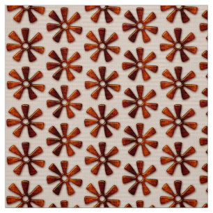 African  pattern with Adinkra simbols. Fabric