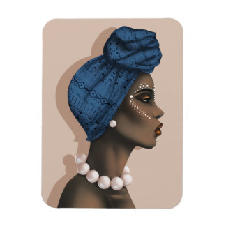 African pearl photo magnet