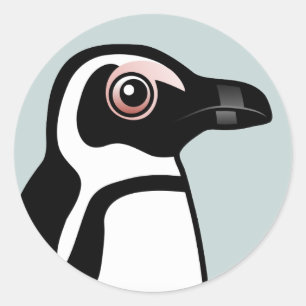 African Penguin Classic Round Sticker