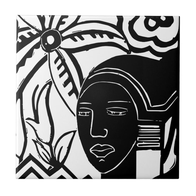 African Phantasy Tile (Front)