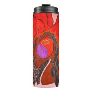 African Phoenix Rising Thermal Tumbler