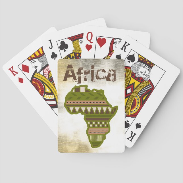 African Playing Cards (Back)